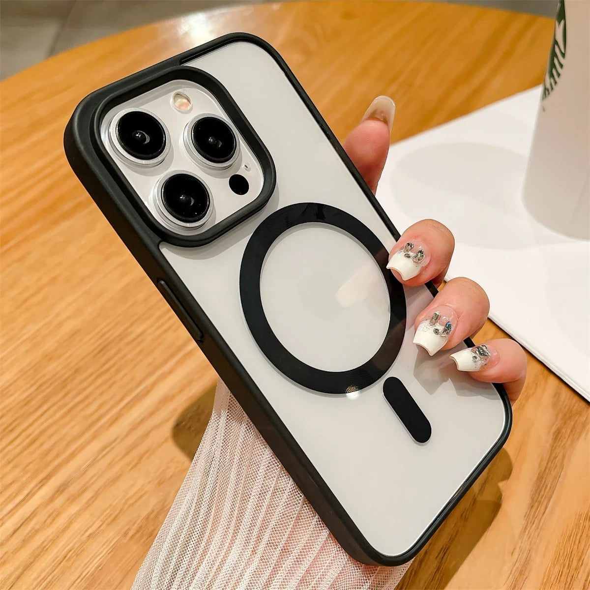 Luxury Shockproof Magsafe Wireless Charge Case for iPhone 17 16 Plus 15 14 13 12 11 Pro Max XR 17Air Clear Magnetic Bumper Cover