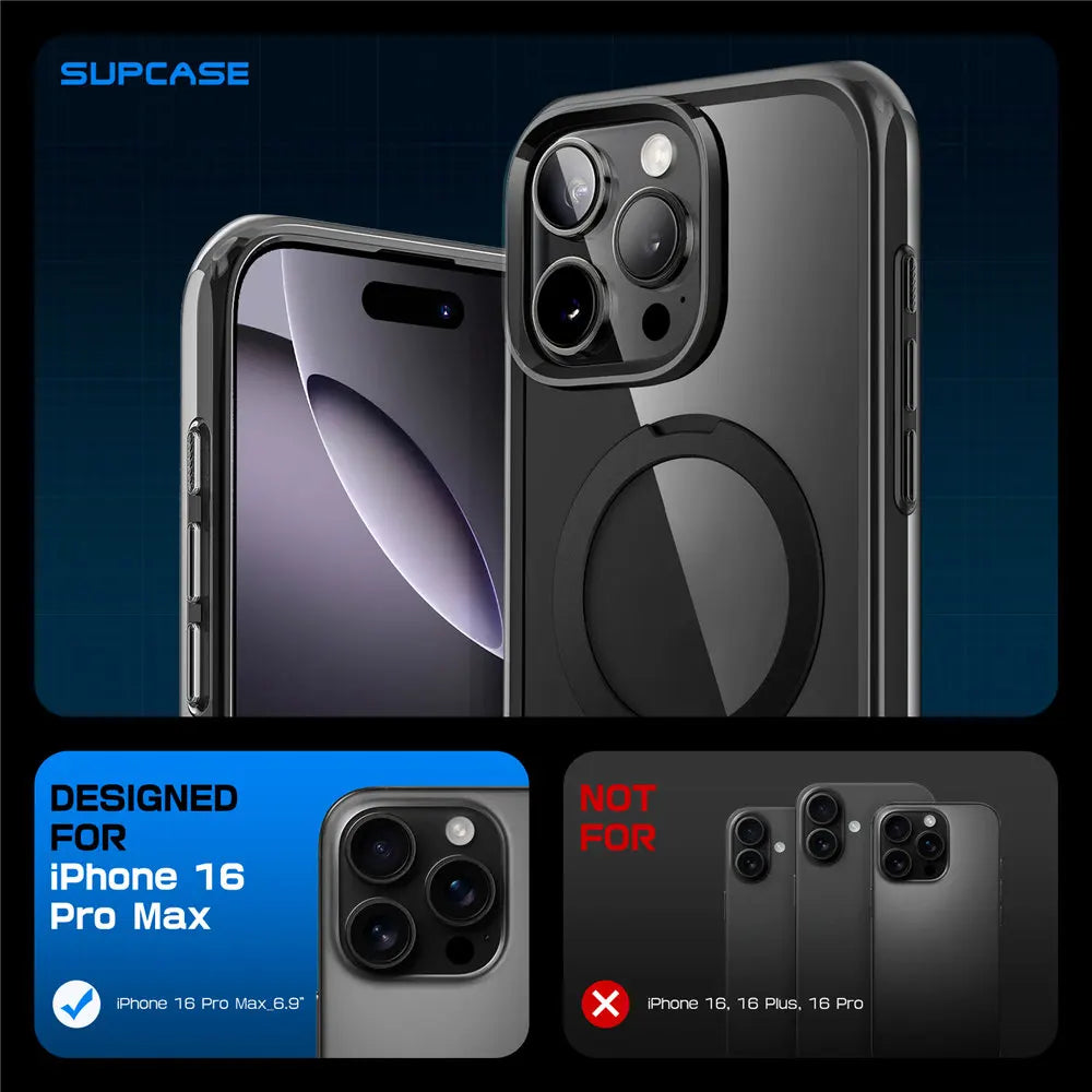 SUPCASE For iPhone 16 Pro Max Case with Camera Control Capture Button UB Mag Slim Shockproof Magnetic Phone Case Cover