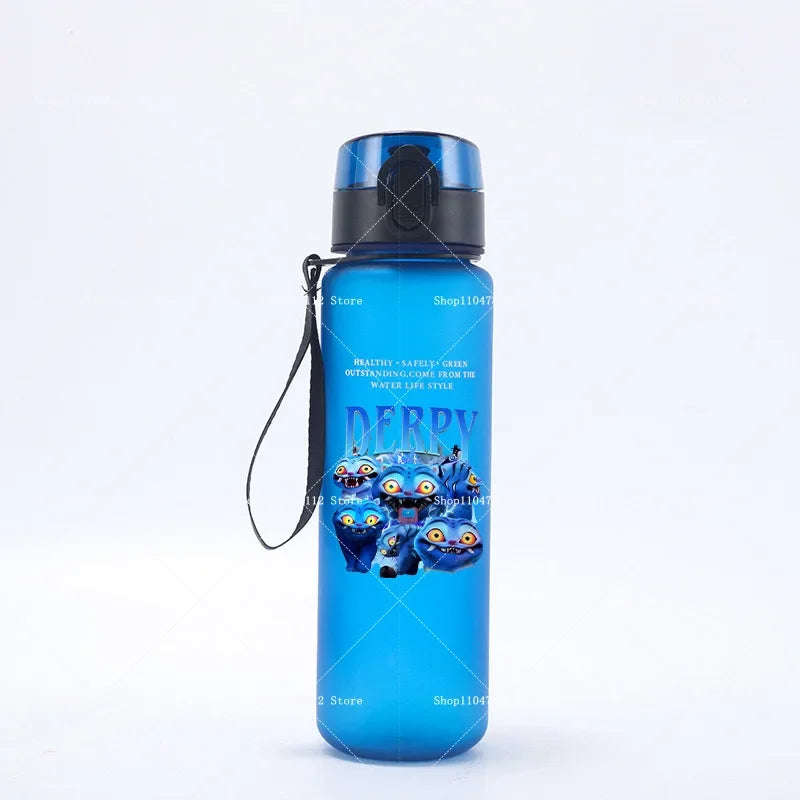 650ML KPop Demon Hunters Water Cup Boys Girl Portable Drop-proof Outdoor Fitness Jug Trend Simple Frosted Sports Water Cups Gift